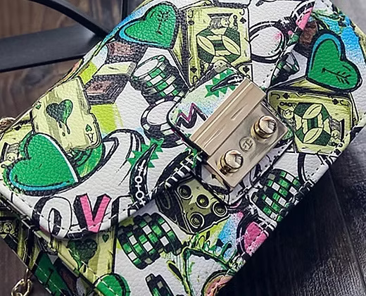 Chic Graffiti Clutch