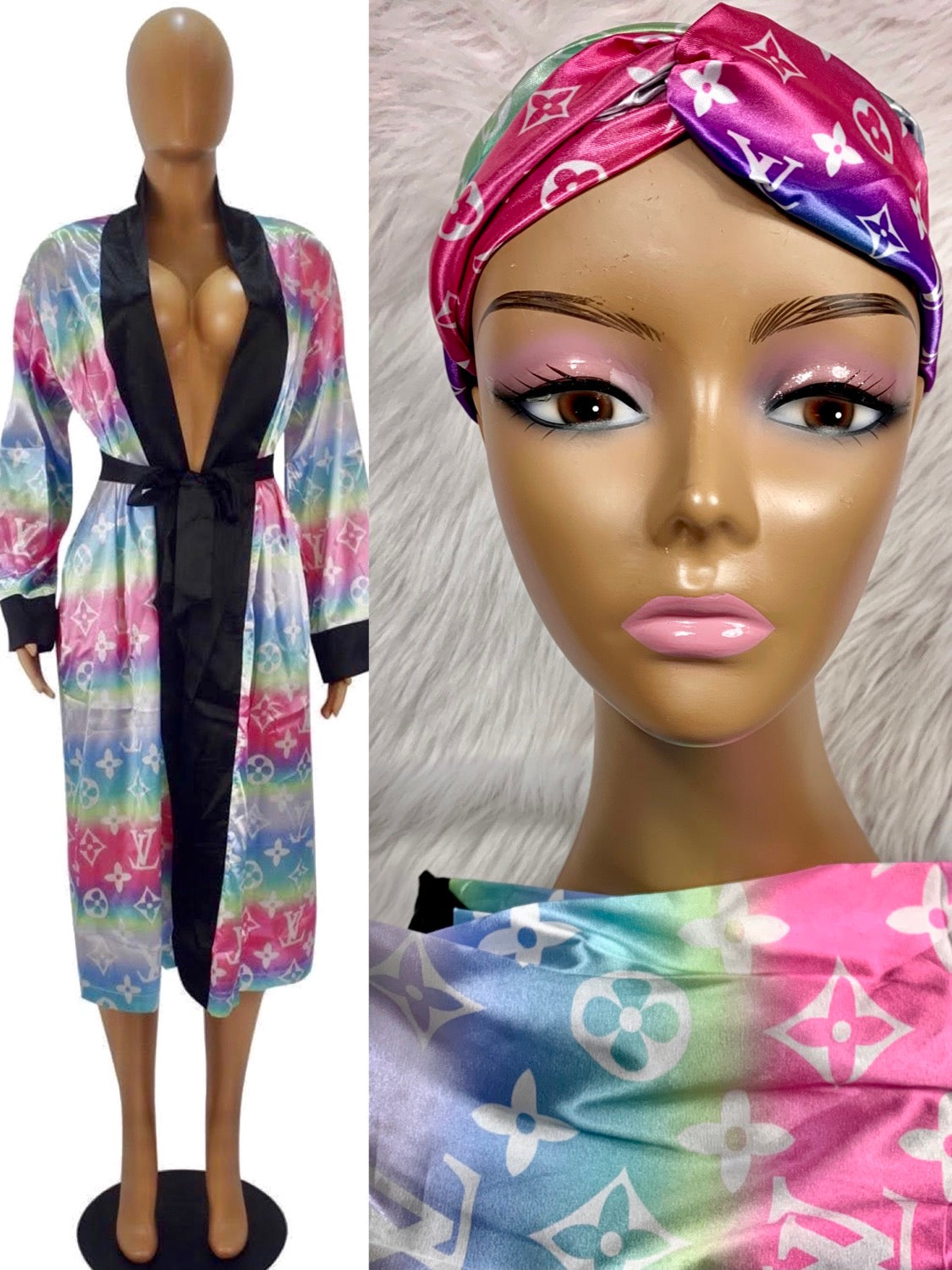 Robe and Headband Set